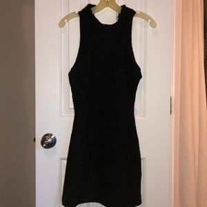 Sparkly black cocktail dress